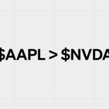 Apple overtook Nvidia as largest public company this morning