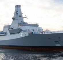 UK Navy vessel near Oman hit by unidentified projectile, crew abandons ship