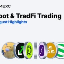 MEXC Reports 21% MoM Growth in New-Token Traders and 31% Increase in Tokenized Stock Trading Volume in August