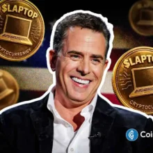 Hunter Bidens’s LAPTOP Memecoin Hit $317, Then Crashed 98% on 1% Liquidity